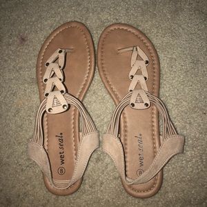 Wet seal pink sandals